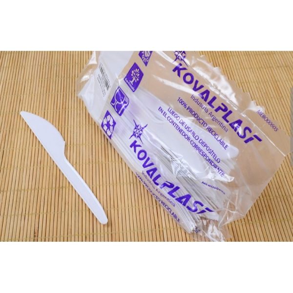 CUCHILLOS BLANCO KOVALPLAST ENVASADO