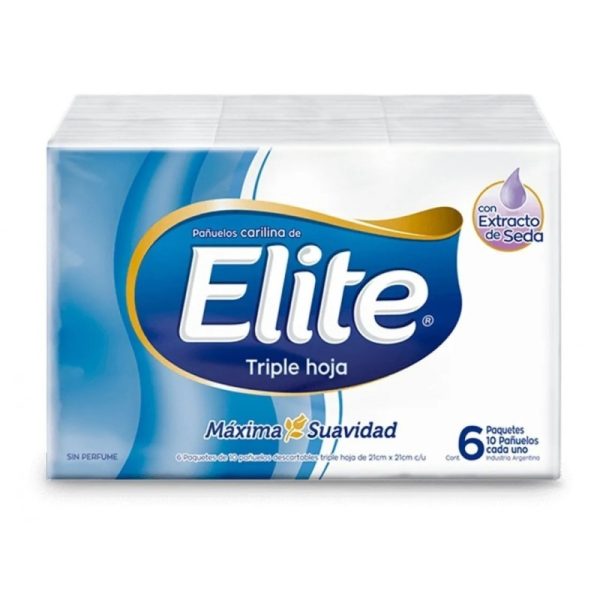 PAÑUELO POCKET "ELITE" PACK 6 PAQ x 10 u