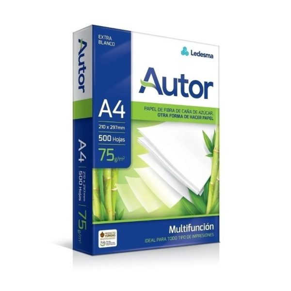 RESMA PAPEL A4 75 GRAMOS "AUTOR"