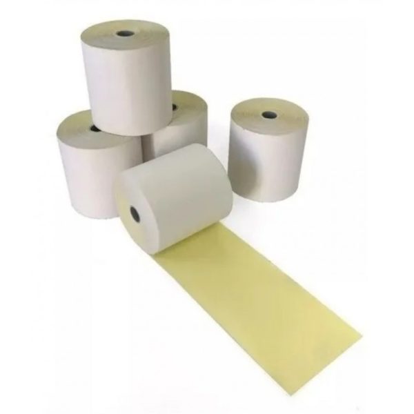 ROLLO CON COPIA DE PAPEL QUIMICO 76mm x 30mts