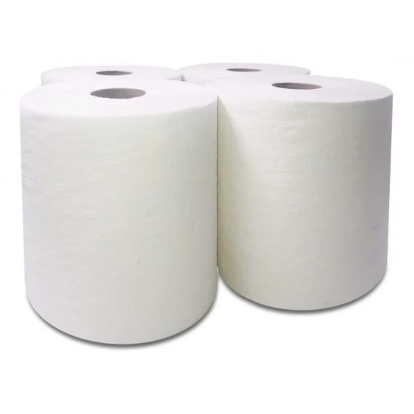 TOALLA EN ROLLO 20CM x 200MTS RESISTENTE AL HUMEDO x 4 ROLLOS