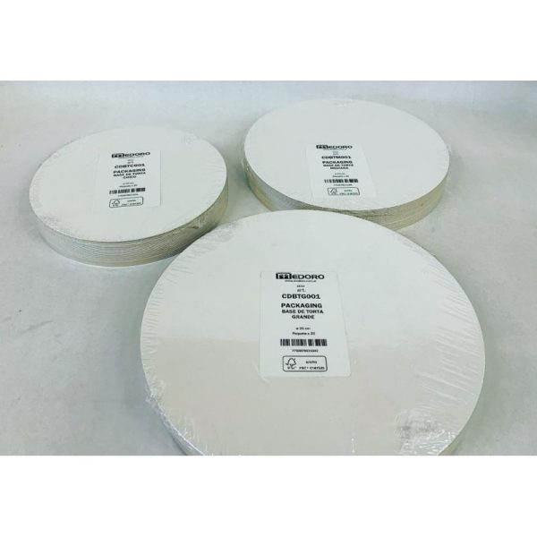 BASE REDONDA BLANCA 26CM