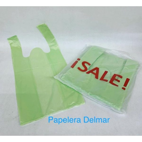BOLSA CAMISETA 40x50 RECICLADA COLOR