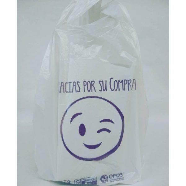 BOLSA CAMISETA "SONRISAS" 40x50