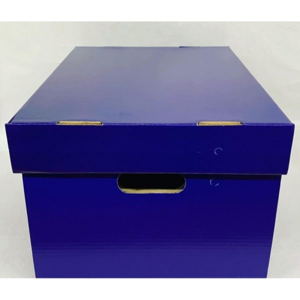 CAJA PARA ARCHIVO CARTON AZUL
