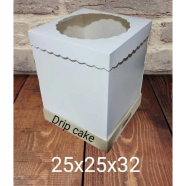 CAJAS PARA DRIP CAKE 25x25x32CM