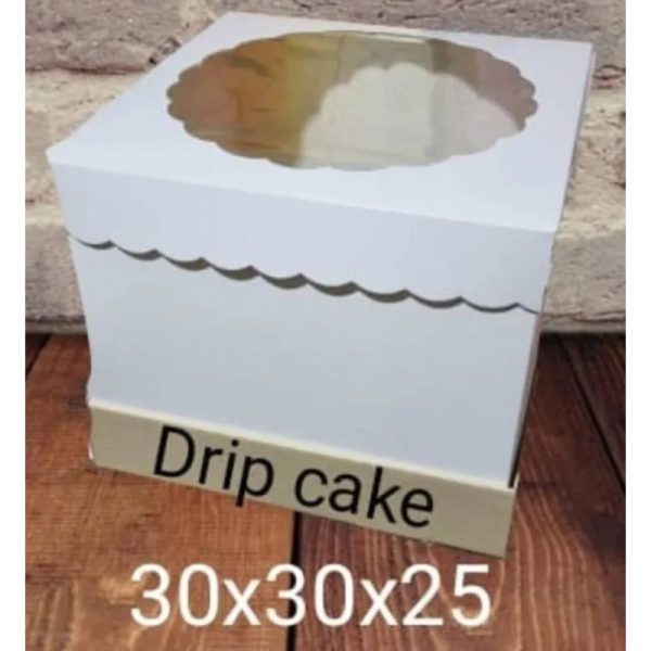 CAJAS PARA DRIP CAKE 30x30x25CM