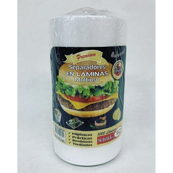 FOLEX 14.5x14.5CM PARA HAMBURGUESAS EN ROLLO