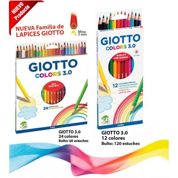 LAPICES GIOTTO x 12 COLORES