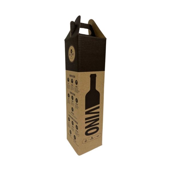 ESTUCHE DE CARTON PARA 1 BOTELLA