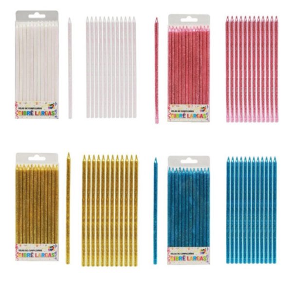 VELA GIBRÉ BLANCA x 12U
