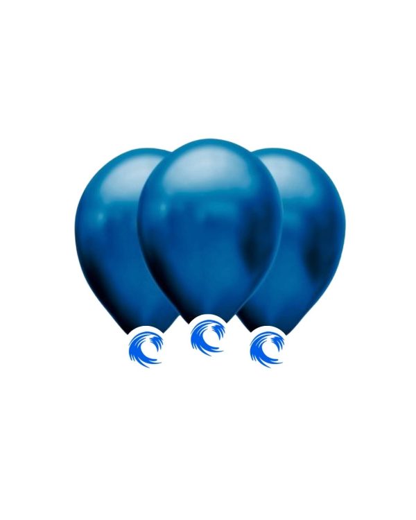 GLOBO METALIZADO 12" AZUL